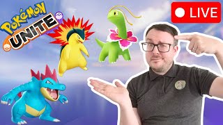 WE ARE BACK! Playing With Viewers + NEW Legendary Birds & Johto Starters! (Pokémon Unite)