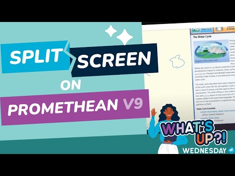 Split Screen on Promethean V9 - What's Up Wednesday