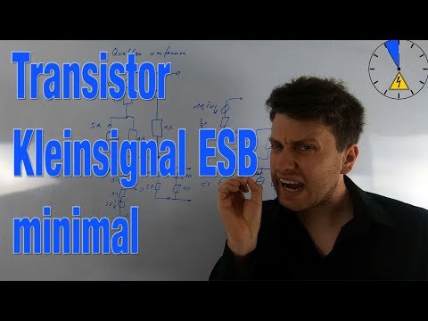 Kleinsignalersatzschaltbild Transistor (Minimal)