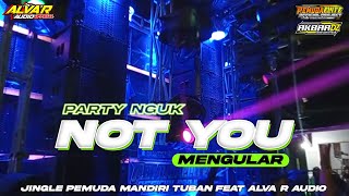 Download lagu DJ NOT YOU PARTY NGUK MENGULAR FULL BASS TERBARU ‼️JINGLE PEMUDA MANDIRI TUBAN FT ALVA R AUDIO mp3