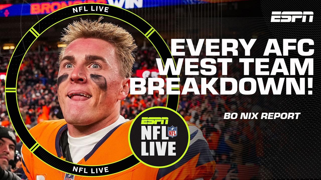 Will Bo Nix participate in ANY PRACTICE before training camp? 👀 AFC WEST PREVIEWS | NFL Live