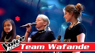 Chelsea, Zairah &amp; Marie Team Wafande synger  Cris Cab – ‘Liar Liar’ – Voice Junior Battles