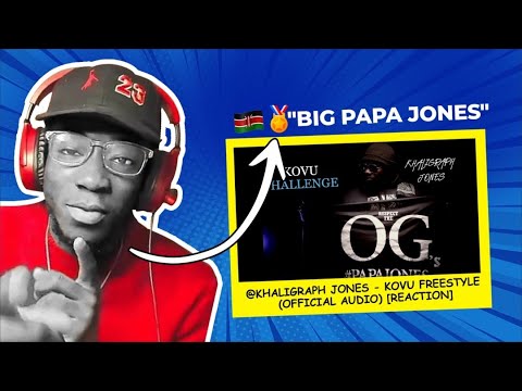 AMERICAN NIGERIAN REACTS: @khaligraphjones1960  - KOVU FREESTYLE (OFFICIAL AUDIO) | Damithecoach
