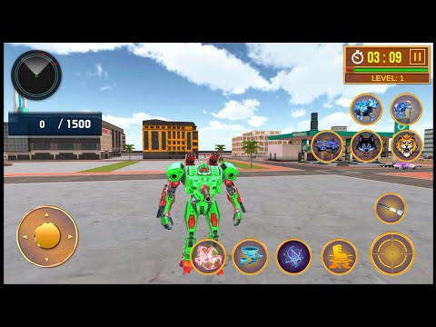 Tank Robot Car Games - Multi Robot Transformation - Android Gameplay