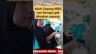 Download lagu aduh Sayang MBG nya Kenapa gak dimakan sayang 😲 #viral #news mp3