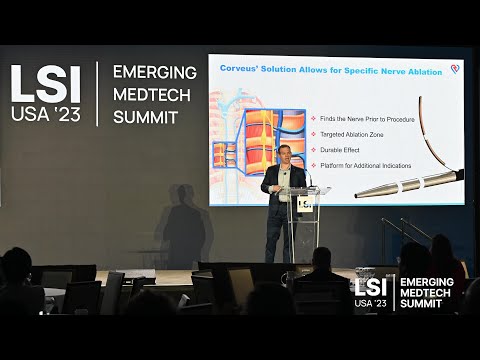 Tyler Melton Presents Corveus Medical at LSI USA ‘23