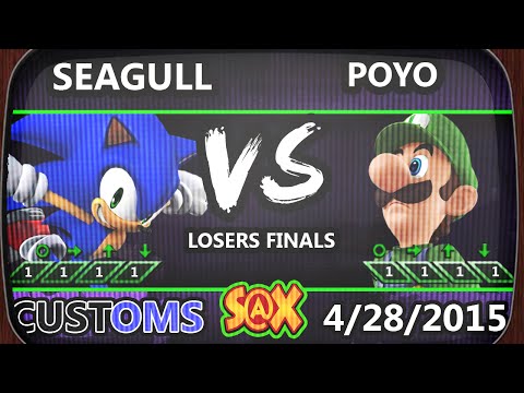S@X Customs - NS | Seagull (Sonic) Vs. Poyo (Luigi) - Losers Finals - Smash Wii U