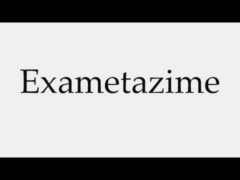 How to Pronounce Exametazime