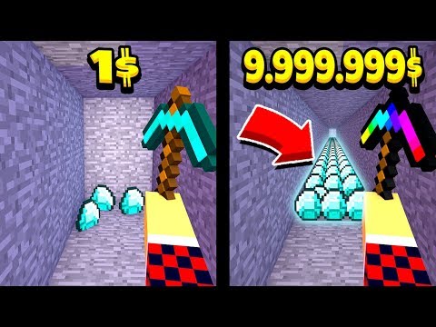 КИРКА ЗА 1$ VS 9.999.999$! БИТВА КИРОК В МАЙНКРАФТ