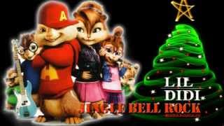JINGLE BELL ROCK  Chipmunks Christmas Chipettes Song with LYRICS merry XMAS ! Alvin x mas music!