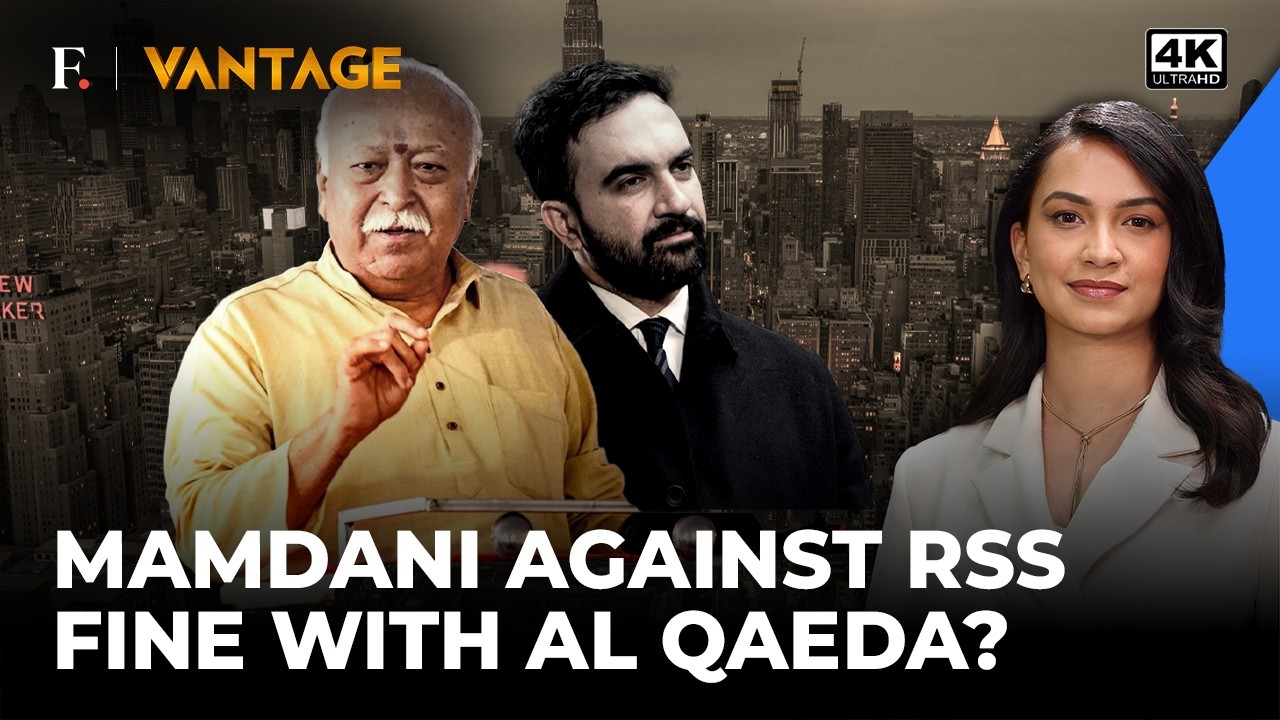 Mamdani Under Fire For Opposing Mohan Bhagwat’s RSS Event in New York | Vantage on Firstpost | 4K