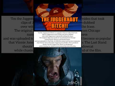 I'm the Juggernaut, Bitch #marvel #xmen