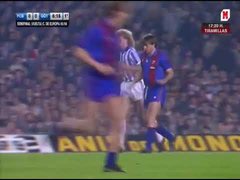 Barcelona 3 0 Goteborg - Copa de Europa 1985-86 (Full Game)