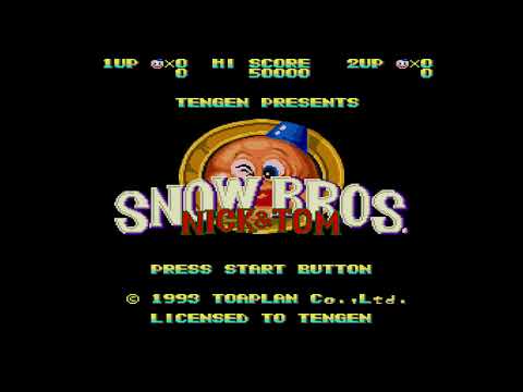 The Best of Retro VGM #2579 - Snow Bros. (Mega Drive) - Stage Theme 5