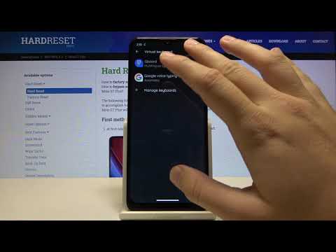 How to Enter Text Correction Options on Motorola Moto E7 Plus – Input Features