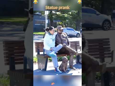 Statue prank 😂😂😂#statue#prank #fyp