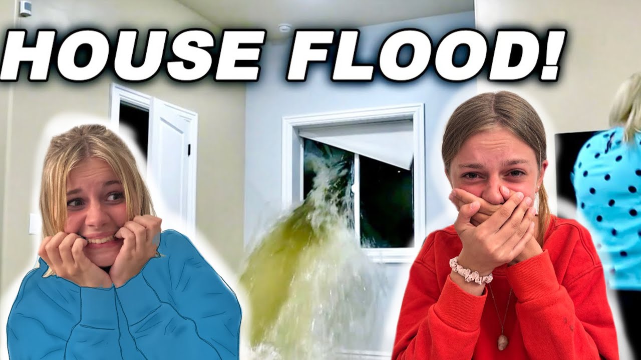 OUR BASEMENT FLOODED! Reacting to our craziest video on YouTube! 