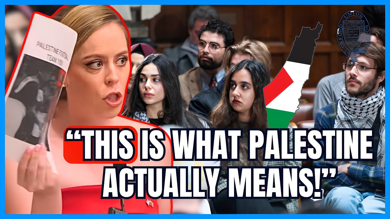 Oxford Union Goes QUIET As Israeli STUNS Them With This Photo! 