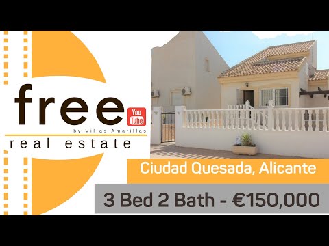 Video Tour - FRE 070 - 3 Bed 2 Bath Villa in Ciudad Quesada, Alicante