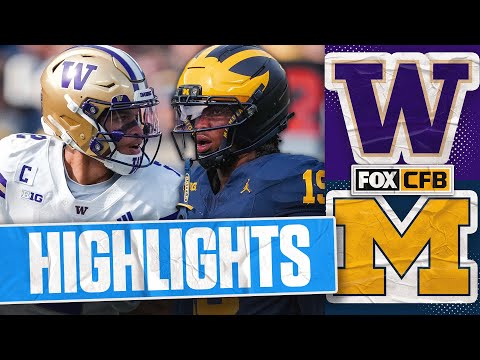 Washington Huskies vs. Michigan Wolverines Highlights | FOX College Football