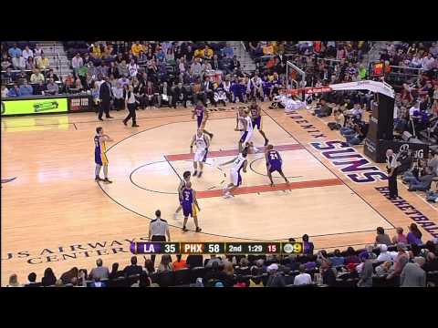 02 19 2012   Lakers vs  Suns   Kobe Bryant Highlights