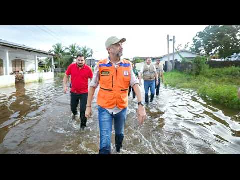 Governo do Amapá acompanha áreas atingidas pela cheia do Araguari e garante apoio às famílias