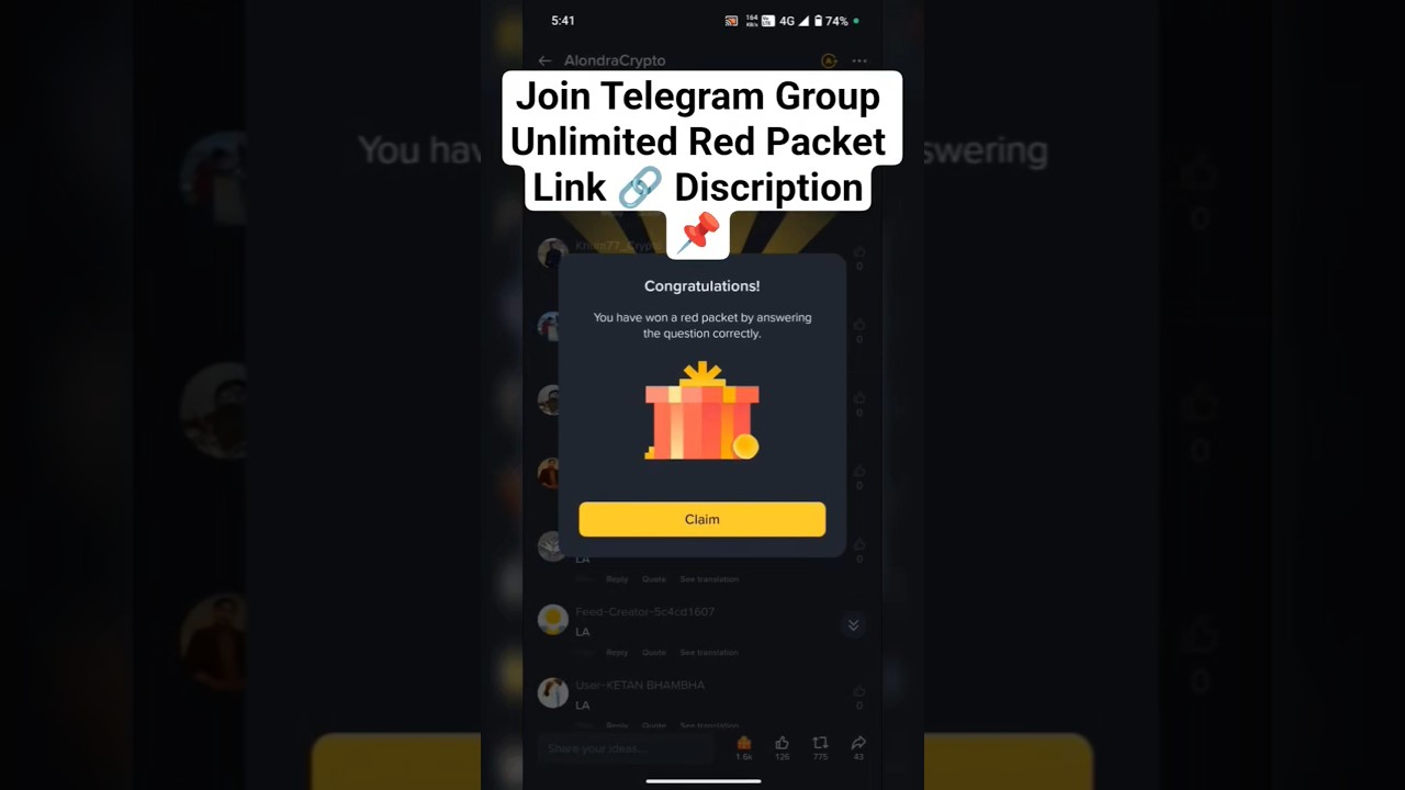 I Found The Telegram Group Offering Unlimited Red Packets