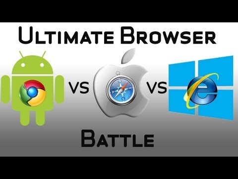 Ultimate Tablet Browser Battle - Windows 8 IE10 VS Android & Chrome VS iOS & Safari