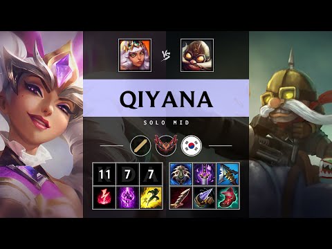 Qiyana Mid vs Corki: Rampage - KR Grandmaster Patch 14.23