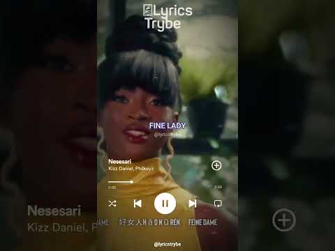 Kizz Daniel ft Philkeyz - Necessari (Lyrics)  #lyricstrybe #afrobeats