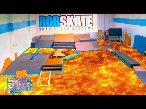 The floor is ACTUALLY LAVA