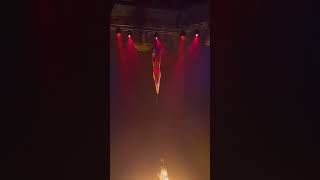How did she survive! #fire #water #circus #circusextreme #acrobatics #freefall #owtb #shorts