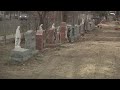 ‘Neglected and violated’: Tire tracks stretch across graves at West Side cemetery