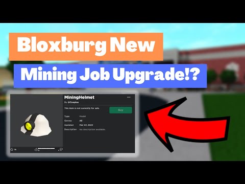 Bloxburg New Mining Job Upgrade!? (0.10.5 UPDATE LEAKS + NEWS)