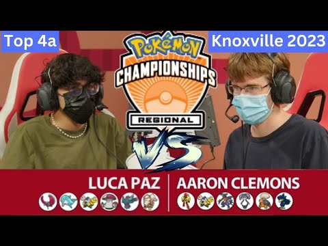 2023 Pokémon Knoxville Regional Championship VG Masters Division Semi Final Luca Paz v Aaron Clemons