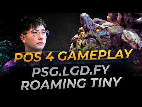PSG.LGD.fy plays Roaming Tiny | Full Gameplay Dota 2 Replay