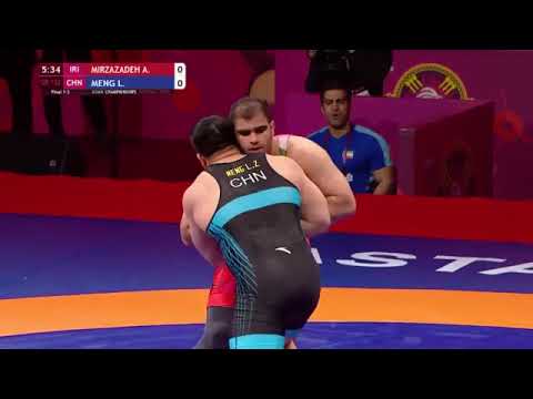 final-MIRZAZADEH(IRI) VS MENG (CHN) 130 KG -2023