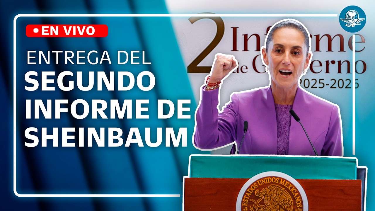 Entrega del Segundo Informe de Gobierno de Claudia Sheinbaum |#EnVivo