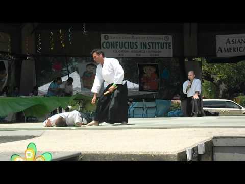 NOLA Aikido demo--Asian Heritage Festival 2012
