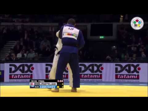 Judo Grand Prix Dusseldorf 2015 Final -90kg LIPARTELIANI Varlam (GEO) vs. ZANKISHIEV Kazbek (RUS)