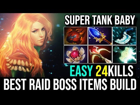 Super Tanky [Windranger] Best New Build Raid Boss With Heart of Tarrasque 24Kills By Funn1k | DotA 2