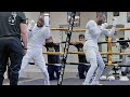 MANNY PACQUIAO VS YORDENIS UGAS - UGAS WORKING UPPERCUTS & MOVEMENT IN WORKOUT LOOKING SMOOTH
