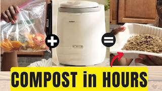 🤯How I Turned Kitchen Scraps Into Compost in Hours | Moreborn M4 Food Composter Review