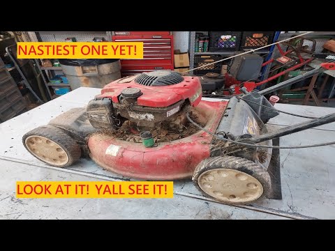 Troy-Bilt TB200 Push Mower! | Sitting For Years Outside!