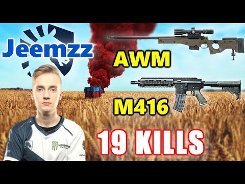 PUBG - Team Liquid Jeemzz - 19 KILLS - AWM + M416 #SOLO