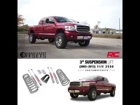 3" Rough Country Lift Kit for a Ram 2500 (2003-2013)