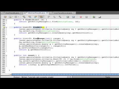 Entity Beans Jee Tutorial