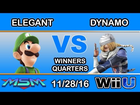 MSM 76 - eM | Elegant (Luigi) Vs. A2 | Dynamo (Sheik) Winners Quarters - Smash Wii U