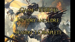 Game of Thrones - Histories and Lore - Season 1 Complete - ENG and TR Subtitles