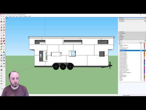 Part 11 | Making a Material List from Sketchup Drawings | Designing a Tiny House in Sketchup